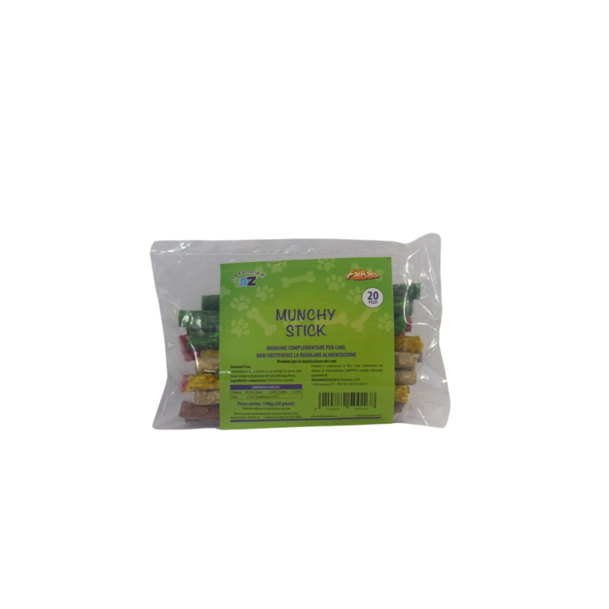 FaiBau Munchy Stick Colorati (20 pz)